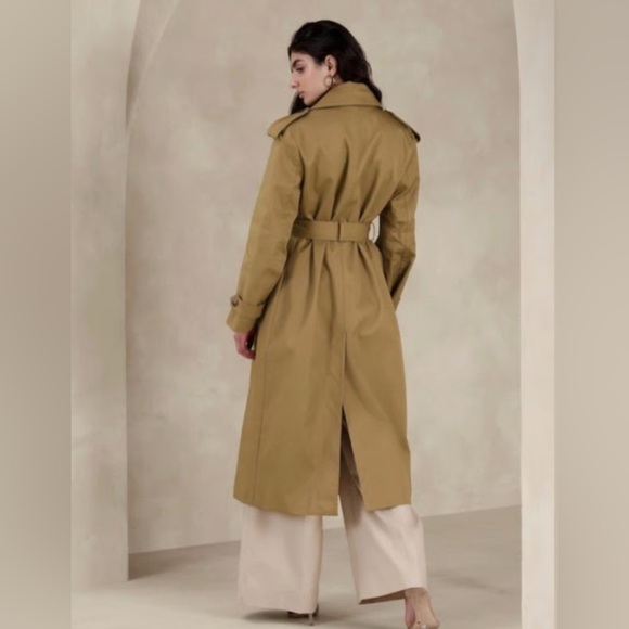 Banana Republic Timeless 100% Cotton Trench Coat – Size M - Picture 3 of 16